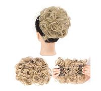 Postiche en Chignon Désordonné pour Femme Messy Curly Bun Hair Extension Wig Bun Easy Stretch Peigne Clips En Queue De Cheval Extensions De Cheveux for Femmes Donut Bun Extensions de Cheveux Chouchous