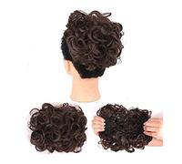Postiche en Chignon Désordonné pour Femme Messy Curly Bun Hair Extension Wig Bun Easy Stretch Peigne Clips En Queue De Cheval Extensions De Cheveux for Femmes Donut Bun Extensions de Cheveux Chouchous