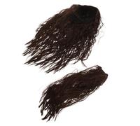Postiche et Barbe Bou Marron pour Hommes, Accessoire Biblique | Fibres Synthétiques, Filet Invisible et Sangles Réglables, Effet, Usage Fête Costumée et Représentations Religieuses