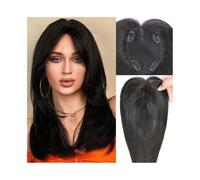Postiche Femme 3.5 "x 5.5" Base de dentelle suisse Toppers de cheveux humains 10 pouces ligne de cheveux naturelle droite Remy morceau de cheveux pince dans les Toppers de cheveux européens ajouter du