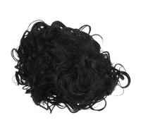 Postiche Femme Courte Bou Afro, Fibre Haute Température Noire