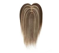 Postiche humain avec clips - Remy Hair Toppers for femme - Naturel - for cheveux fins - 7 x 11 cm(P4-27,14 inch)