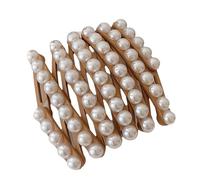 Postiche multifonction extensible avec perles - Accessoire de mode portable pour toutes les occasions, du décontracté à un événement formel