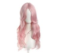 Postiche naturel Tête complète Pièce unique pour la photographie de vacances Accessoires de photographie de vacances Cheveux longs faits à la main Cadeau pour cosplay Cosser Utilisation quotidienne