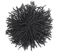 Postiche pour dreadlocks enroulés avec base en filet ventilé pour coiffure africaine postiche afro avec base en maille
