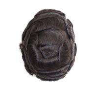 Postiche pour homme, Bloc de cheveux tissé à la main ensemble de cheveux for hommes bloc de cheveux cheveux humains Pour tous les jours, cosplay et plus encore