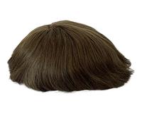 Postiche pour homme Nouvelle perruque en dentelle suisse - Cheveux humains en dentelle autour de la perruque en PU for hommes Toupee invisible for ligne de cheveux 130% de densité de cheveux Perruques