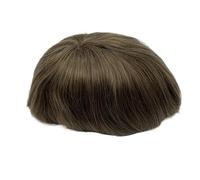 Postiche pour homme Nouvelle perruque en dentelle suisse - Cheveux humains en dentelle autour de la perruque en PU for hommes Toupee invisible for ligne de cheveux 130% de densité de cheveux Perruques
