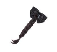 Postiche pour queue de cheval pour filles - Faux tressé - Pour cosplay, photographie de rue, usage quotidien, pince à cheveux pour femme