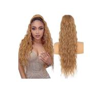 Postiche Queue De Cheval À Clipser For Femmes, Usage Quotidien, Extensions Synthétiques Longues Et Ondulées, Cordon Serrage, Cheveux Multicouches Pour un usage quotidien(Light Brown)