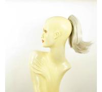 Postiche queue de cheval extension femme blanche courte 28 cm ref 9 en 60