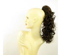 Postiche queue de cheval extension femme châtain 40 cm ref 3 en 6h30