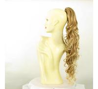 Postiche queue de cheval méché blond clair cuivré 65cm - Marque - Modèle - Idéal pour changer de coiffure