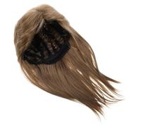 Postiche Rockeuse de Déguisement pour Hommes, Boucles 80s Brunes | Fibre Haute Température, Style Rétro Vintage, Accessoire Réutilisable, pour Halloween, Cosplay et Rôle-play