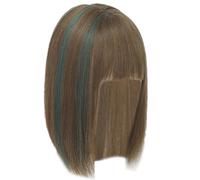 Postiche Toppers Extensions de cheveux Accessoires photo Chignons décontractés de cheval Fournitures de cosplay Clip en marron foncé