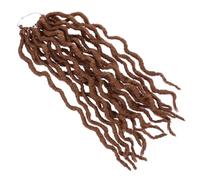 Postiche Tressée Femme, Locs Bouclés Crochet, Fibre Haute Température | Style et Mode, Confortable pour Mariages et Fêtes, Changement Facile, Aspect Proche des Vrais Cheveux