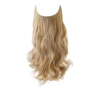 Postiches à rabat pour femme Extensions de cheveux ondulés naturels invisibles M01 (16H613 Blond sale)