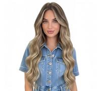 Postiches Cheveux Bouclés pour Femmes - Perruque Résistante À La Chaleur Avec Clips Invisibles Naturels De 46 Cm - Clip À Griffe Pour Faux Cheveux - Pour Femmes Mariées Étudiantes Travailleuses Mariag