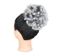 Postiches Cheveux Chignon Afro Puff kinky Curly Drawstring Ponytail Extension for les femmes Synthétique Court Afro Curly Bun Hair Extension Clip In Hair Buns Ponytail Postiches Postiche Chignon (Col