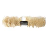 Postiches Cheveux Chignon Chignon désordonné morceau de cheveux Chignon côté peigne pince dans Chignon for femmes court naturel réglable Styles facile Chignon cheveux pièces Postiche Chignon(Size:18-6