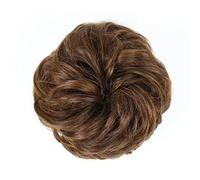 Postiches Cheveux Chignon Chignon synthétique bouclé en désordre, chouchous, queue de Chignon, bandes de cheveux, bande élastique, postiche for femmes, fausse frange de Volume Postiche Chignon (Color