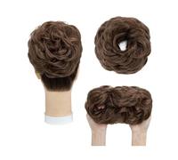 Postiches Cheveux Chignon Extensions de cheveux synthétiques Chignon bouclé en désordre élastique cheveux chouchous postiches 55g Chignon Updo cheveux pièces for les femmes Postiche Chignon(Size:12)