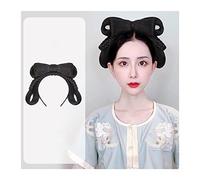 Postiches Cheveux Chignon Perruque chignon synthétique chinoise ancienne, couvre-chef Hanfu élégant, coiffure ancienne, accessoire de photographie et de danse, perruques noires for femmes Postiche Chi