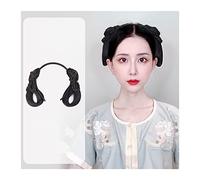 Postiches Cheveux Chignon Perruque chignon synthétique chinoise ancienne, couvre-chef Hanfu élégant, coiffure ancienne, accessoire de photographie et de danse, perruques noires for femmes Postiche Chi