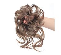 Postiches Cheveux Chignon Pieces Curly Chignon Donut Chouchou for femme ， Messy Bun Hair Piece, Synthétique Tousled Updo Hair Buns Extension Elastic Hair Band Hair Postiche Chignon (Color : 18TH10)