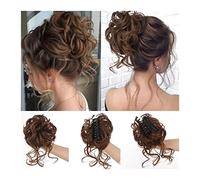 Postiches Cheveux Chignon Postiche à chignon en désordre for femme - Extensions de cheveux synthétiques ondulées bouclées - Super longues ébouriffées - Extensions de chignon for un usage quotidien Pos