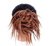 Postiches Cheveux Chignon Synthétique Tousled Updo Messy Bun Hair Pieces Extensions de chouchous avec bande élastique Queues de cheval Extensions de cheveux for femmes Postiche Chignon (Color : 30#)