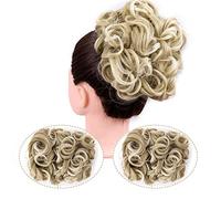 Postiches Cheveux Chignon Updo Chignon Bouclés Extension Peignes Clip en Chignon Désordonné Morceau de Cheveux for les Femmes Synthétique Chignon Chignon Chouchou Chignon Postiche Postiche Chignon (C