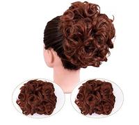 Postiches Cheveux Chignon Updo Chignon Bouclés Extension Peignes Clip en Chignon Désordonné Morceau de Cheveux for les Femmes Synthétique Chignon Chignon Chouchou Chignon Postiche Postiche Chignon (C