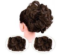 Postiches Cheveux Chignon Updo Chignon Bouclés Extension Peignes Clip en Chignon Désordonné Morceau de Cheveux for les Femmes Synthétique Chignon Chignon Chouchou Chignon Postiche Postiche Chignon (C