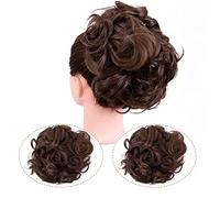 Postiches Cheveux Chignon Updo Chignon Bouclés Extension Peignes Clip en Chignon Désordonné Morceau de Cheveux for les Femmes Synthétique Chignon Chignon Chouchou Chignon Postiche Postiche Chignon (C