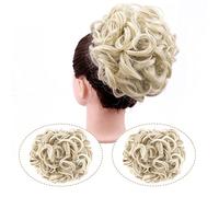 Postiches Cheveux Chignon Updo Chignon Bouclés Extension Peignes Clip en Chignon Désordonné Morceau de Cheveux for les Femmes Synthétique Chignon Chignon Chouchou Chignon Postiche Postiche Chignon (C