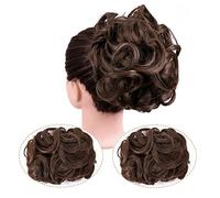 Postiches Cheveux Chignon Updo Chignon Bouclés Extension Peignes Clip en Chignon Désordonné Morceau de Cheveux for les Femmes Synthétique Chignon Chignon Chouchou Chignon Postiche Postiche Chignon (C