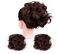 Postiches Cheveux Chignon Updo Chignon Bouclés Extension Peignes Clip en Chignon Désordonné Morceau de Cheveux for les Femmes Synthétique Chignon Chignon Chouchou Chignon Postiche Postiche Chignon (C
