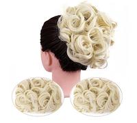 Postiches Cheveux Chignon Updo Chignon Bouclés Extension Peignes Clip en Chignon Désordonné Morceau de Cheveux for les Femmes Synthétique Chignon Chignon Chouchou Chignon Postiche Postiche Chignon (C