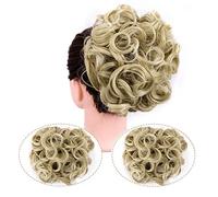 Postiches Cheveux Chignon Updo Chignon Bouclés Extension Peignes Clip en Chignon Désordonné Morceau de Cheveux for les Femmes Synthétique Chignon Chignon Chouchou Chignon Postiche Postiche Chignon (C