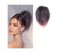 Postiches Chignon Chignon en désordre morceau de cheveux pince à griffes Extensions de chignons de cheveux en désordre ébouriffé chignon ondulé cheveux bouclés pièces for femmes pince à griffes queue