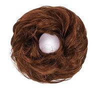 Postiches Chignon Extensions for femmes Messy Curly Updo Donut Hairpiece Messy Bun Hair Piece Extension de chignon de cheveux humains brésiliens Chouchou Chignon Queue de cheval Extensions de Cheveux
