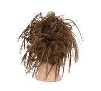 Postiches Chignon Perruque multicolore naturelle moelleuse for femmes, outil de maquillage exquis, fausse queue de cheval tressée à haute température for la maison Extensions de Cheveux Chignon(H)