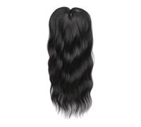 Postiches de cheveux pour femmes - Posticcio avec clips invisibles de 46 cm - Pince à cheveux à l'aspect naturel, pour femmes, filles, mères, étudiantes et travailleuses pour événements de mariage