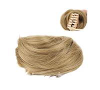 Postiches Mini pince à griffes en désordre oreilles de chat cheveux synthétiques griffe courte sur Chignon Extension de cheveux beignet Updo griffe pince en postiche for les femmes Chignon(FB001-24)
