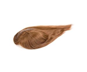 Postiches pour hommes Dentelle suisse avec toupet for hommes, système de cheveux humains indiens longs, unités 6# Usage quotidien(14 inches)