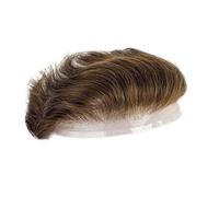 Postiches pour hommes Patch de cheveux frontaux for hommes, humains, ligne frontale, dentelle complète, couleur marron Usage quotidien(#4)