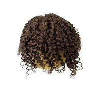 Postiches pour hommes Toupet en dentelle complète for hommes, remplacement de vrais cheveux humains, postiche bou Usage quotidien(4#)