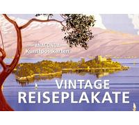 Postkarten-Set Vintage-Reiseplakate: 18 Kunstpostkarten aus hochwertigem Karton. ca. 0,28EUR pro Karte