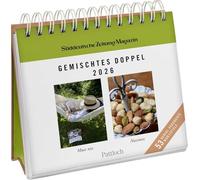 Postkartenkalender 2026: Gemischtes Doppel: Die kultigen Schüttelreime. Wochenkalender zum Aufstellen, Tischkalender, Spiralbindung & 53 Postkarten zum Heraustrennen